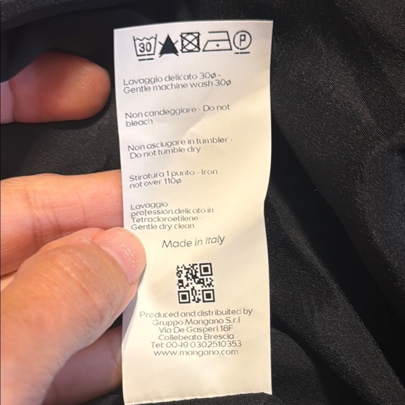 Mangano Floral Brown Skirt Size 2 - Picture 3 of 4